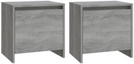 SHUMEE Noční stolky 2 ks šedé sonoma 45 × 34 × 44,5 cm dřevotříska, 813047 - Night Stand