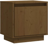 SHUMEE Noční stolek medově hnědý 40 × 30 × 40 cm masivní borové dřevo, 813311 - Night Stand