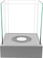shortdesc Sunset Garden Mini freestanding biobrick, matt grey - Bioethanol Fireplace