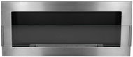 shortdesc Wall mounted biobox with glass 900 × 400 Inox - Bioethanol Fireplace