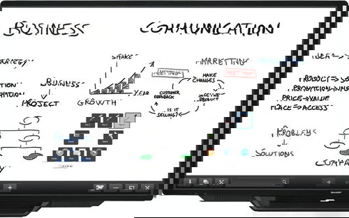 70 "Sharp PN-80TC3 black - Large-Format Display - Main image