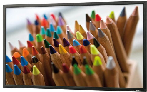 80 "Sharp PN-E803 black - Large-Format Display - Main image