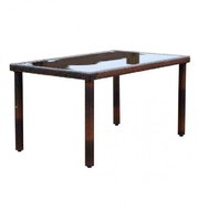 Loire Sharks Rattan Table - Garden Table