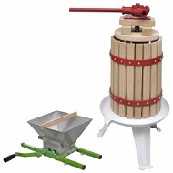 Fruit Press Shumee 2-piece fruit and wine crusher and press set 6l - Lis na ovoce