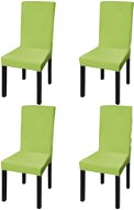 Shumee Hladké strečové na židle 4 ks zelené - Potah