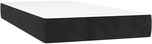 Shumee Bag mattress, velvet, black, 90 × 190 × 20 cm - Mattress - Main image