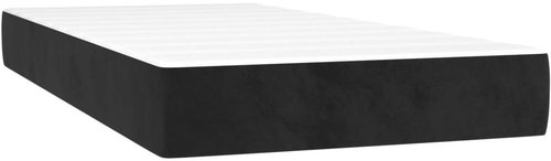 Shumee Bag mattress, velvet, black, 90 × 200 × 20 cm - Mattress - Main image