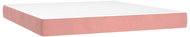 Shumee Bag mattress, velvet, pink, 180 × 200 × 20 cm - Mattress