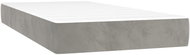 Shumee Bag mattress, velvet, light grey, 100 × 200 × 20 cm - Mattress
