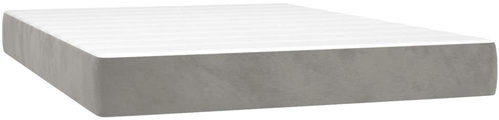 Shumee Bag mattress, velvet, light grey, 140 × 200 × 20 cm - Mattress - Main image
