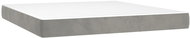 Shumee Bag mattress, velvet, light grey, 160 × 200 × 20 cm - Mattress