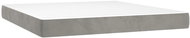 Shumee Bag mattress, velvet, light grey, 180 × 200 × 20 cm - Mattress