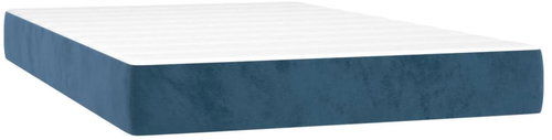 Shumee Bag mattress, velvet, dark blue - Mattress - Main image