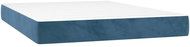 Shumee Bag mattress, velvet, dark blue, 140 × 190 × 20 cm - Mattress