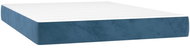 Shumee Bag mattress, velvet, dark blue, 140 × 200 × 20 cm - Mattress