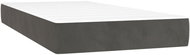 Shumee Bag mattress, velvet, dark grey, 90 × 190 × 20 cm - Mattress