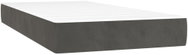Shumee Bag mattress, velvet, dark grey, 90 × 200 × 20 cm - Mattress