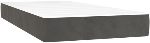 Shumee Bag mattress, velvet, dark grey, 90 × 200 × 20 cm - Mattress - Main image