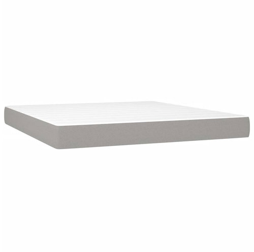 Shumee Bag mattress, textile, light grey, 160 × 200 × 20 cm - Mattress - Main image