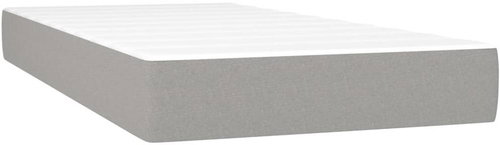 Shumee Bag mattress, textile, light grey, 90 × 190 × 20 cm - Mattress - Main image