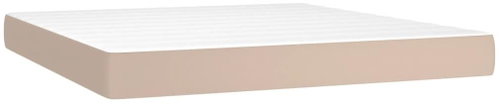 Shumee Pouch mattress, faux leather, cappuccino, 160 × 200 × 20 cm - Mattress - Main image