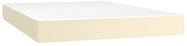 Shumee Bag mattress, faux leather, cream, 140 × 200 × 20 cm - Mattress