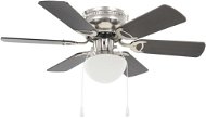 SHUMEE Ozdobný stropní ventilátor se světlem 82 cm tmavě hnědý - Ventilátor