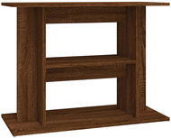 Shumee Stojan na akvárium hnědý dub 80 × 35 × 60 cm kompozitní dřevo - Akvaristické potřeby