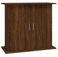 Shumee Stojan na akvárium hnědý dub 81 × 36 × 73 cm kompozitní dřevo, 833606 - Akvaristické potřeby