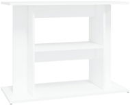 Shumee Stojan na akvárium bílý 80 × 35 × 60 cm kompozitní dřevo - Akvaristické potřeby