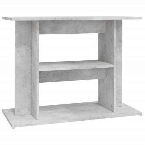 Shumee Aquarium stand concrete grey 80 × 35 × 60 cm composite wood - Aquarium Supplies - Main image