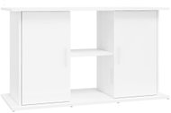 Shumee Stojan na akvárium lesklý bílý 101 × 41 × 58 cm kompozitní dřevo - Akvaristické potřeby