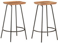 Shumee Stoličky 2 ks masivní akáciové dřevo - Barová židle