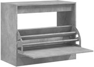 Shumee botník betonově šedý 80 × 42 × 69 cm, kompozit dřevo - Botník