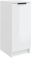 Shumee botník bílý s vysokým leskem 30 × 35 × 70 cm, kompozit dřevo - Botník