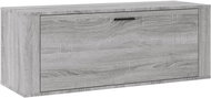 Shumee nástěnný botník šedý sonoma 100 × 35 × 38 cm, kompozit dřevo - Botník