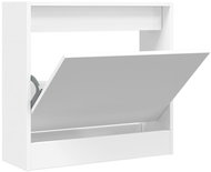 Shumee botník bílý 60 × 21 × 57 cm, kompozit dřevo - Botník