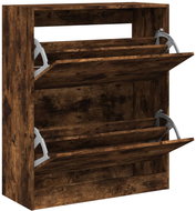 Shumee botník kouřový dub 80 × 34 × 96,5 cm, kompozit dřevo - Botník