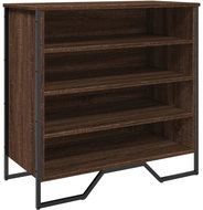 Shumee botník hnědý dub 80 × 38 × 78 cm, kompozit dřevo - Botník