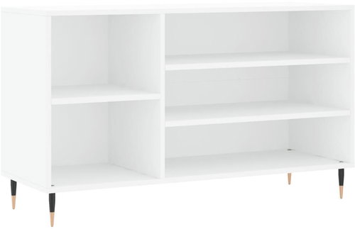 Shumee botník bílý 102 × 36 × 60 cm, kompozit dřevo, 831404 - Botník - Main image