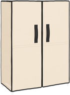 Shumee botník krémový 60 × 28 × 90 cm, textil - Botník