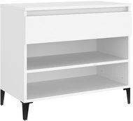 Shumee botník bílý 70 × 36 × 60 cm, kompozit dřevo, 819764 - Botník