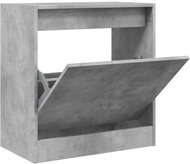Shumee botník betonově šedý 60 × 34 × 63,5 cm, kompozit dřevo - Botník