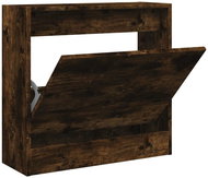 Shumee botník kouřový dub 60 × 21 × 57 cm, kompozit dřevo - Botník