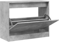 Shumee botník betonově šedý 80 × 34 × 63 cm, kompozit dřevo - Botník