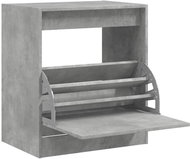 Shumee botník betonově šedý 60 × 42 × 69 cm, kompozit dřevo - Botník