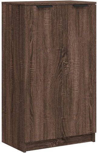Shumee botník hnědý dub 59 × 35 × 100 cm, kompozit dřevo - Shoe Rack - Main image