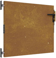 SHUMEE Zahradní branka 85 × 100 cm cortenová ocel - Fence Gate
