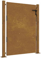 SHUMEE Zahradní branka 105 × 155 cm cortenová ocel, sloupek 6 × 4 cm - Fence Gate