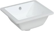 SHUMEE Umývadlo obdĺžnikové keramické 36 × 31,5 × 16,5 cm biele - Umývadlo